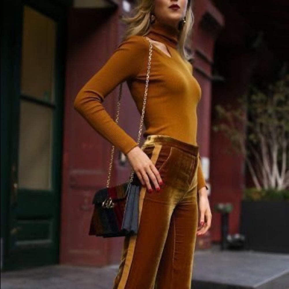 A.L.C. Cutout Turtleneck Sweater Top